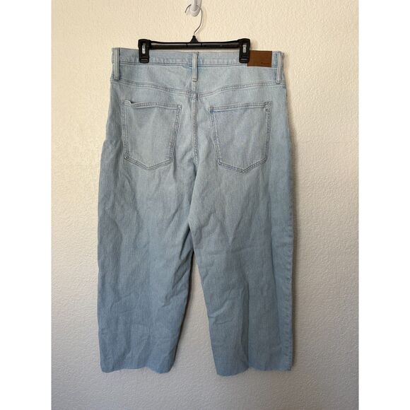 Madewell The Perfect Vintage Wide-Leg Crop Jean Size 33 - Picture 4 of 10